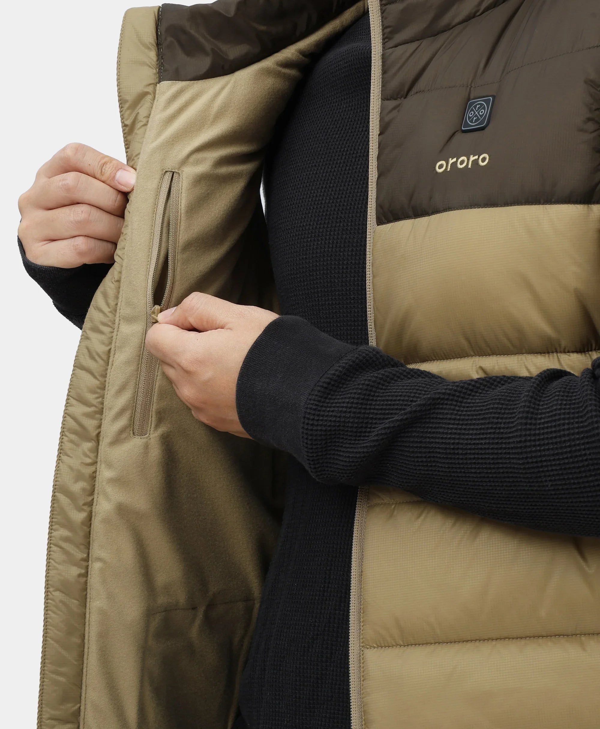 ORORO Heated (Open-box) Men's 5-Zone Classic Evo Heated Vest ((Battery Set Not Included) - Image 34