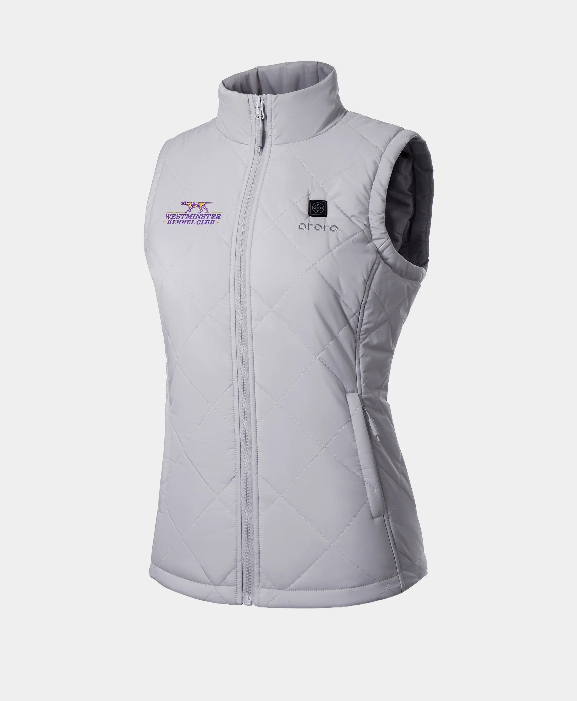 ORORO Heated Women's 4-Zone Heated Quilted Vest - Westminster Kennel Club® Edition