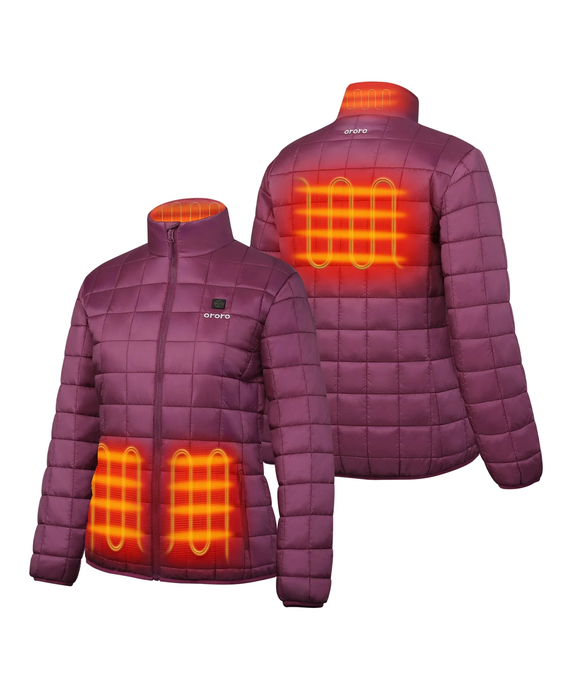 ORORO Heated Prism Women's Heated Quilted Jacket - Image 11