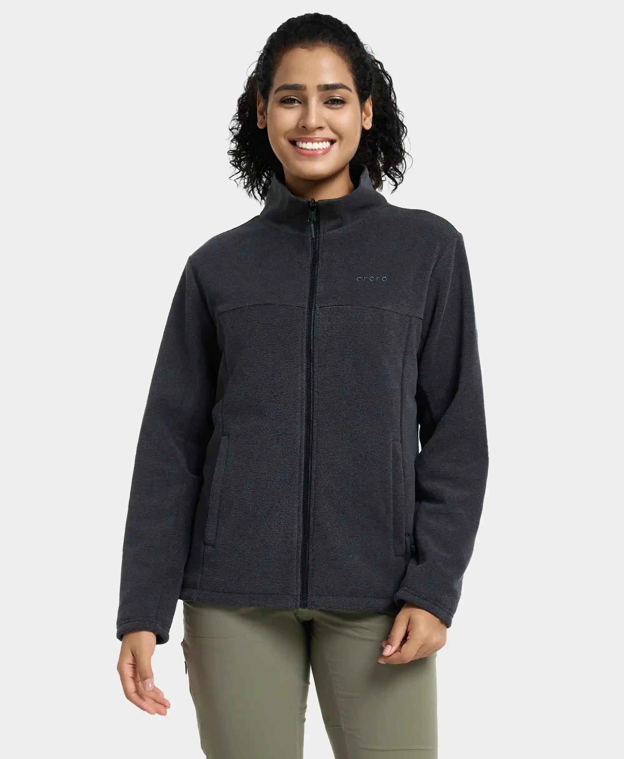 ORORO Heated (Open-box) River Ridge Women's Heated Fleece Liner Jacket (Battery Set Not Included) - Image 43