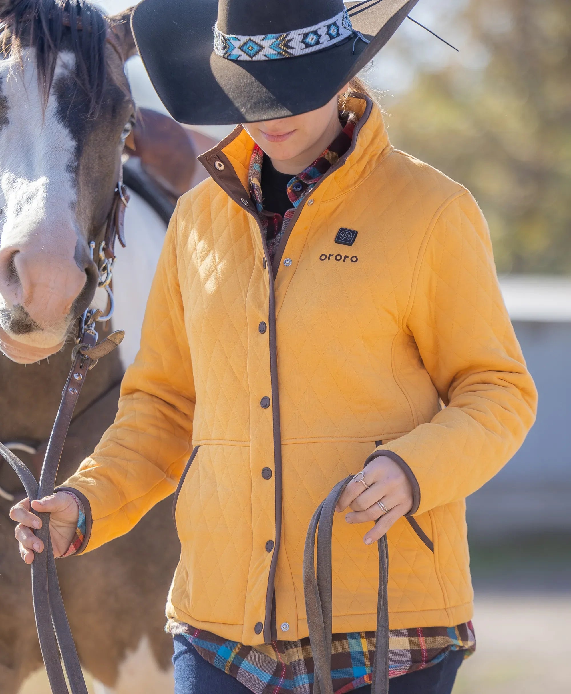 ORORO Heated Chalet Women's Heated Quilted Jacket (ORORO Heated Final Sale) - Image 23