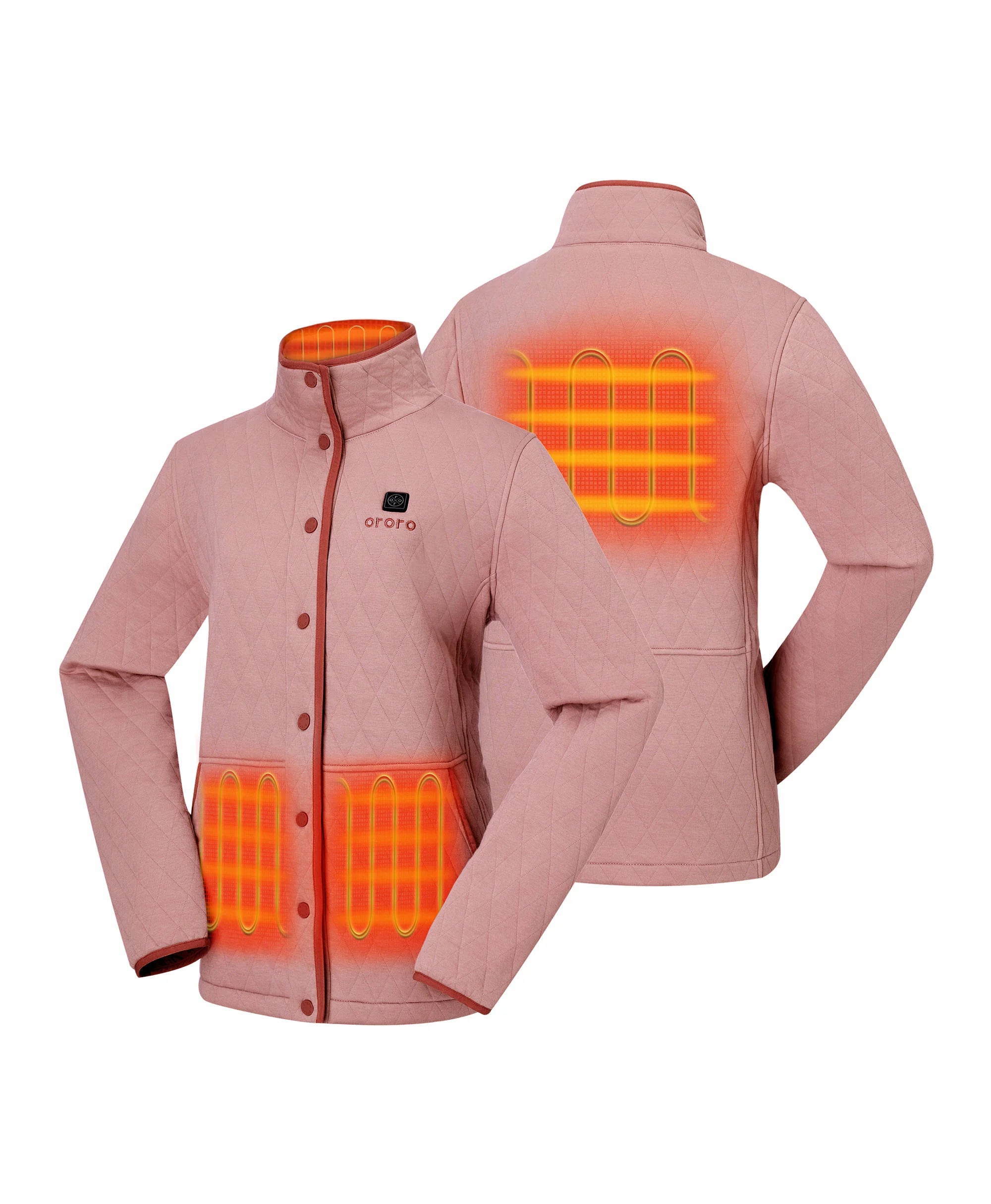 ORORO Heated Chalet Women's Heated Quilted Jacket (ORORO Heated Final Sale) - Image 13