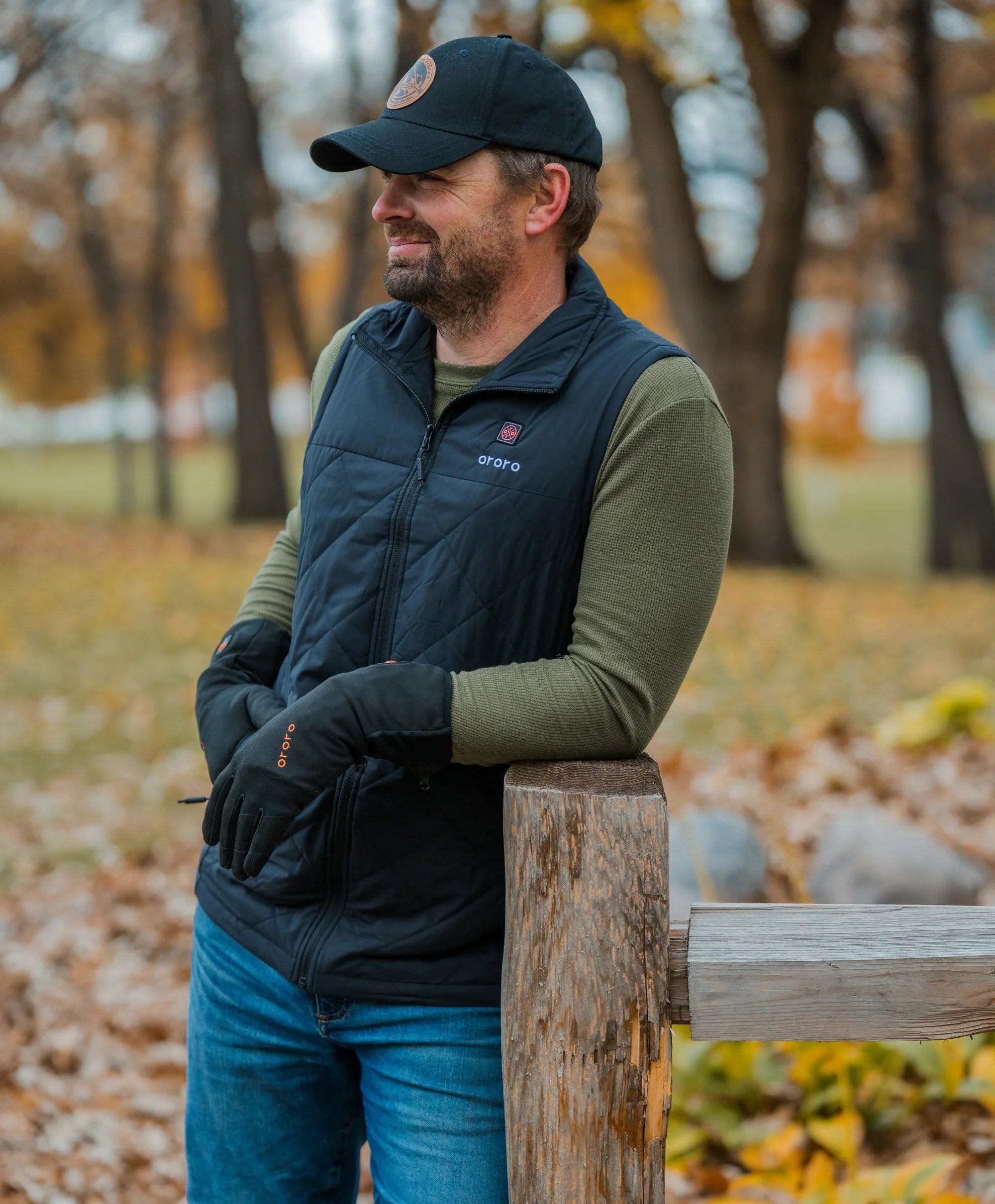 ORORO Heated Men's Heated Quilted Vest - Image 3