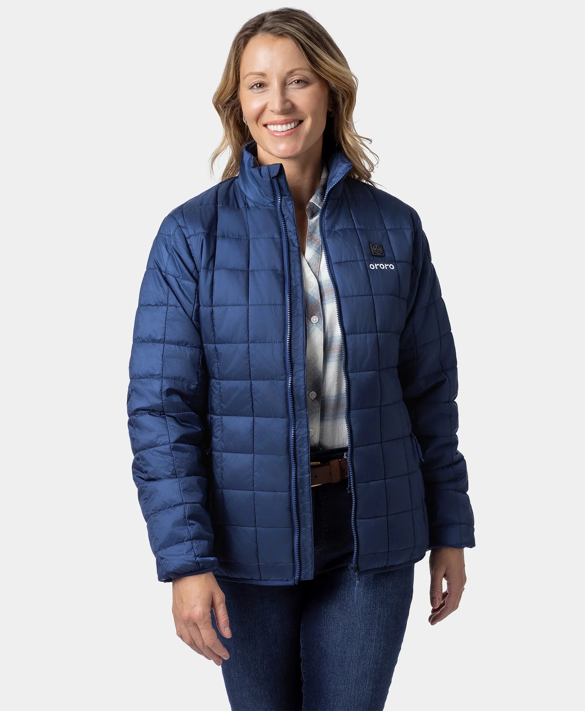 ORORO Heated Prism Women's Heated Quilted Jacket - Image 4