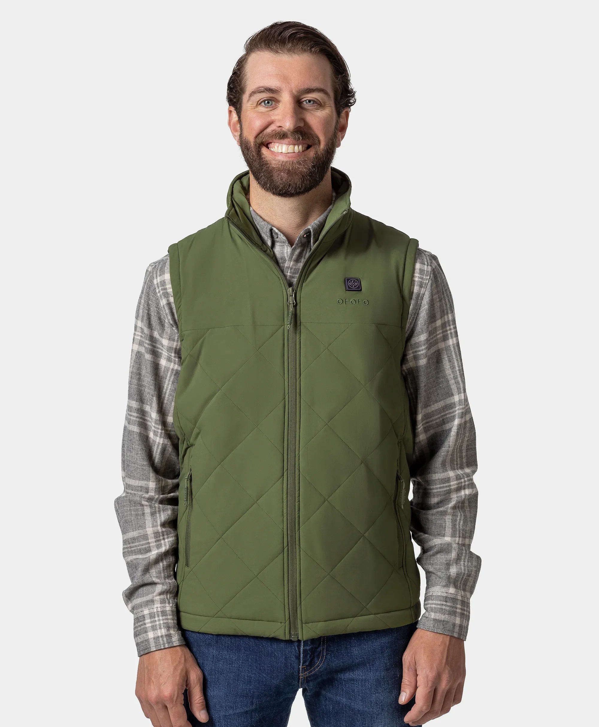 ORORO Heated Men's Heated Quilted Vest - New Colors - Image 9