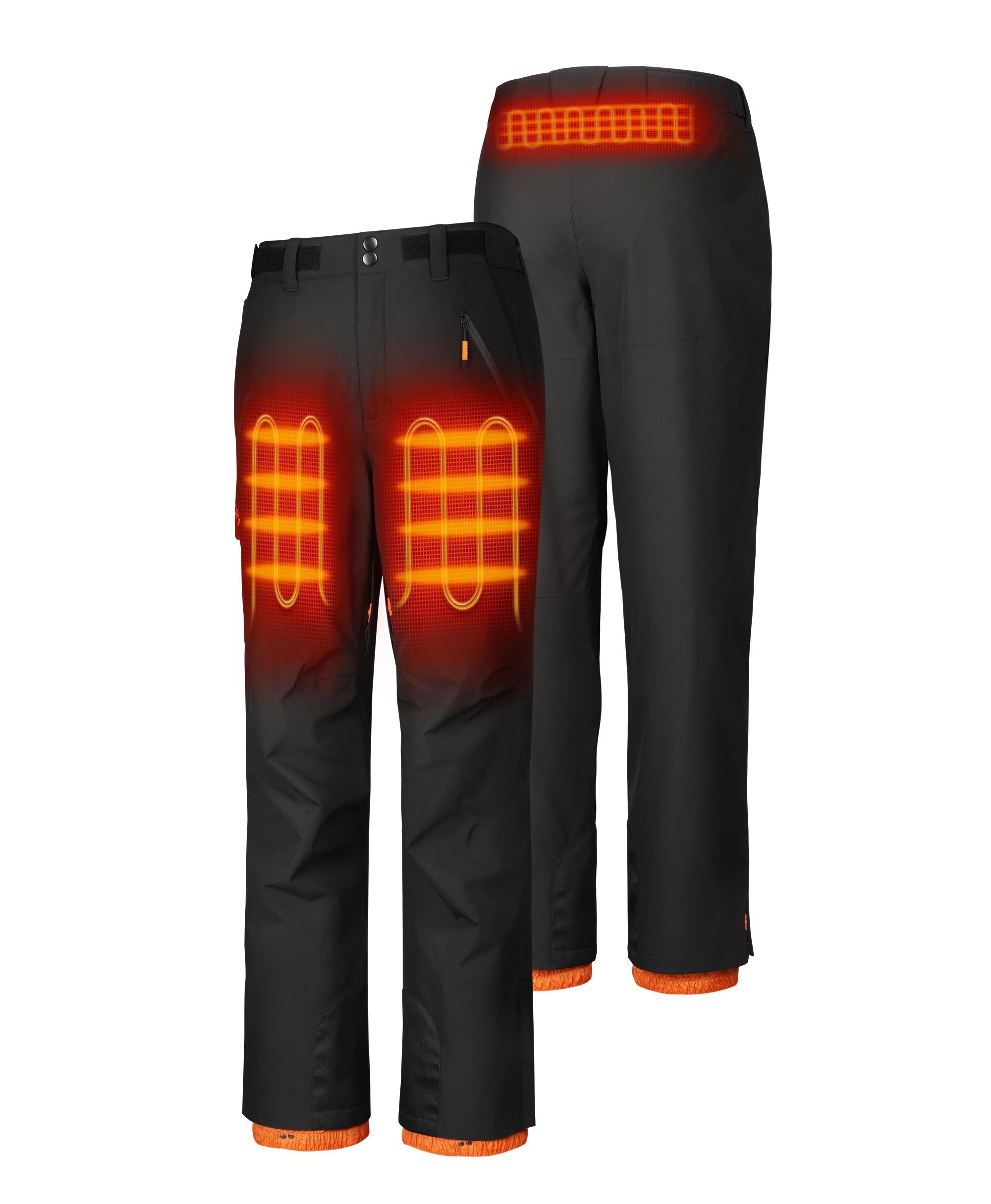 ORORO Heated Monte Rosa Men's Heated Snow Pants - Image 2
