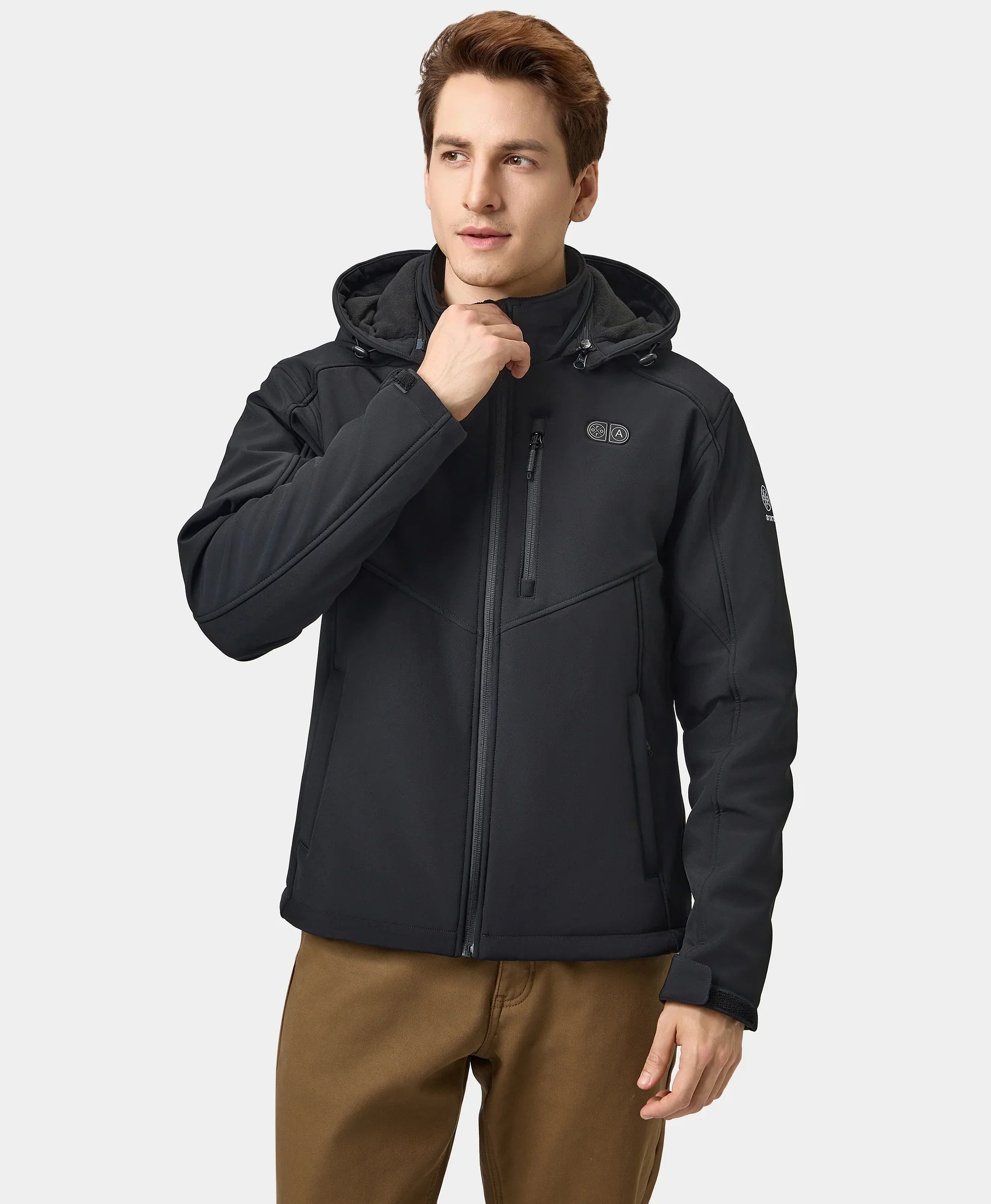 ORORO Heated (Open-box) Men's Heated Dual Control Jacket with 5 Heating Zones (Chest Heating) (Battery Set Not Included) - Image 24