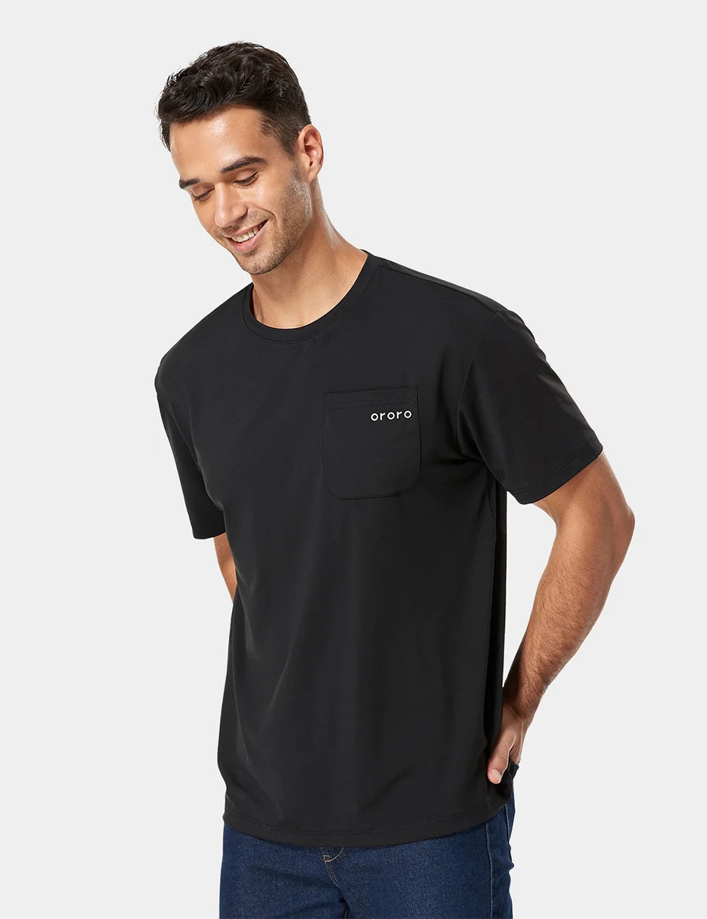 ORORO Heated Unisex Quick Dry T-Shirt (ORORO Heated Final Sale) - Image 4