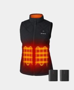 ORORO Heated Bundle Deal - ORORO Heated Women's Heated Quilted Vest & Extra Mini 5K Battery