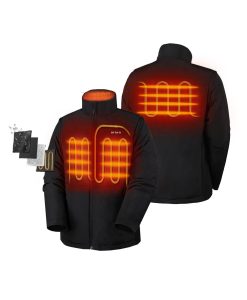 ORORO Heated (Open-box) Men's Heated Golf Jacket with Zip-off Sleeves (Battery Set Not Included)
