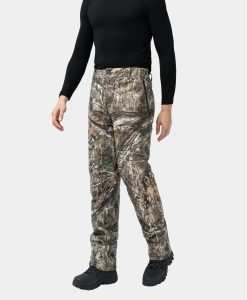 ORORO Heated Men's Heated Hunting Pants, Mossy Oak® Country DNA Pattern
