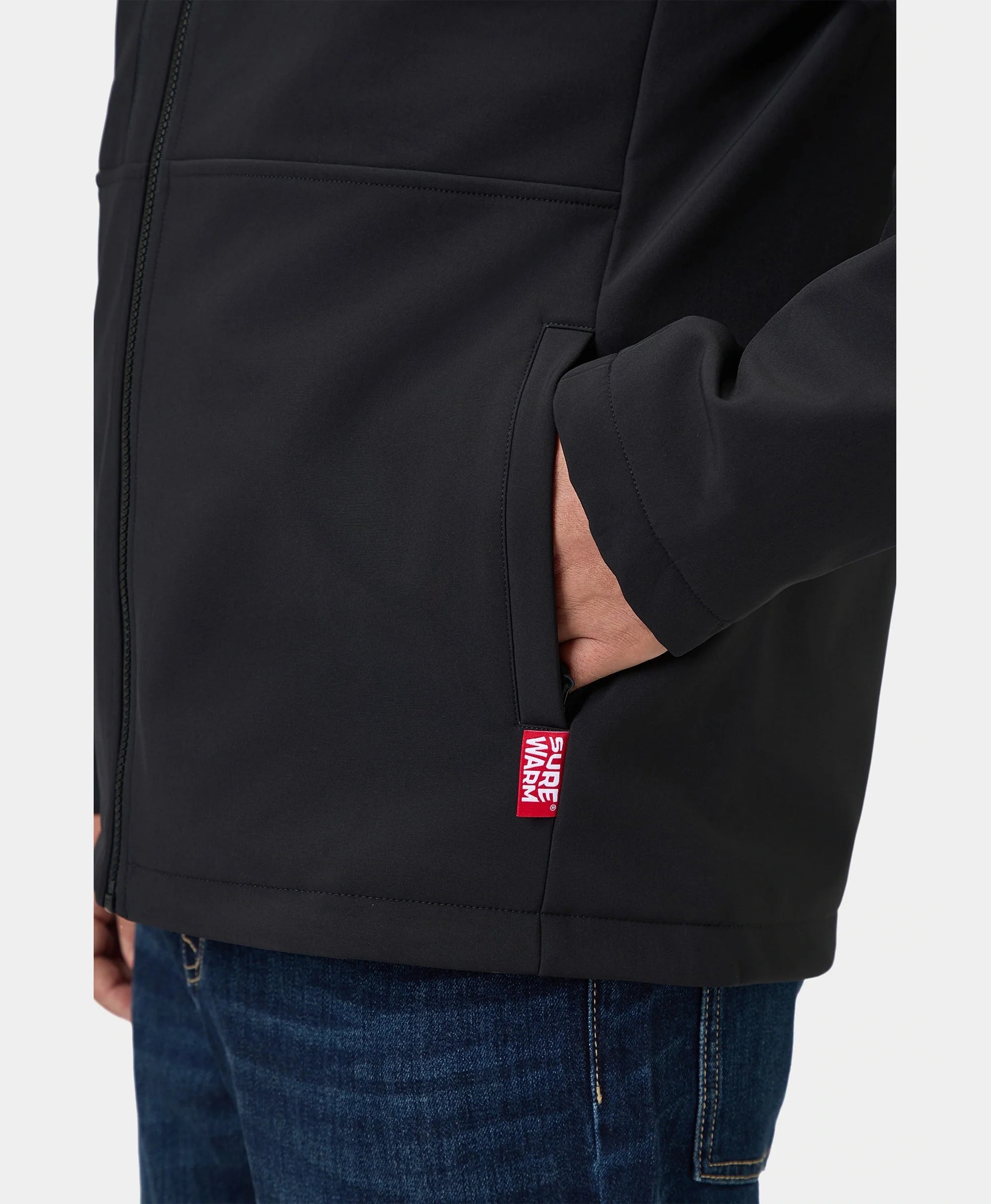 ORORO Heated Maverick ORORO Heated SureWarm® Men's 6-Zone Dual-Control Heated Softshell Jacket (Apparel Only) - Image 8