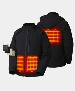 ORORO Heated (Open-box) Men's Heated Jacket with Pocket Heating (Battery Set Not Included)