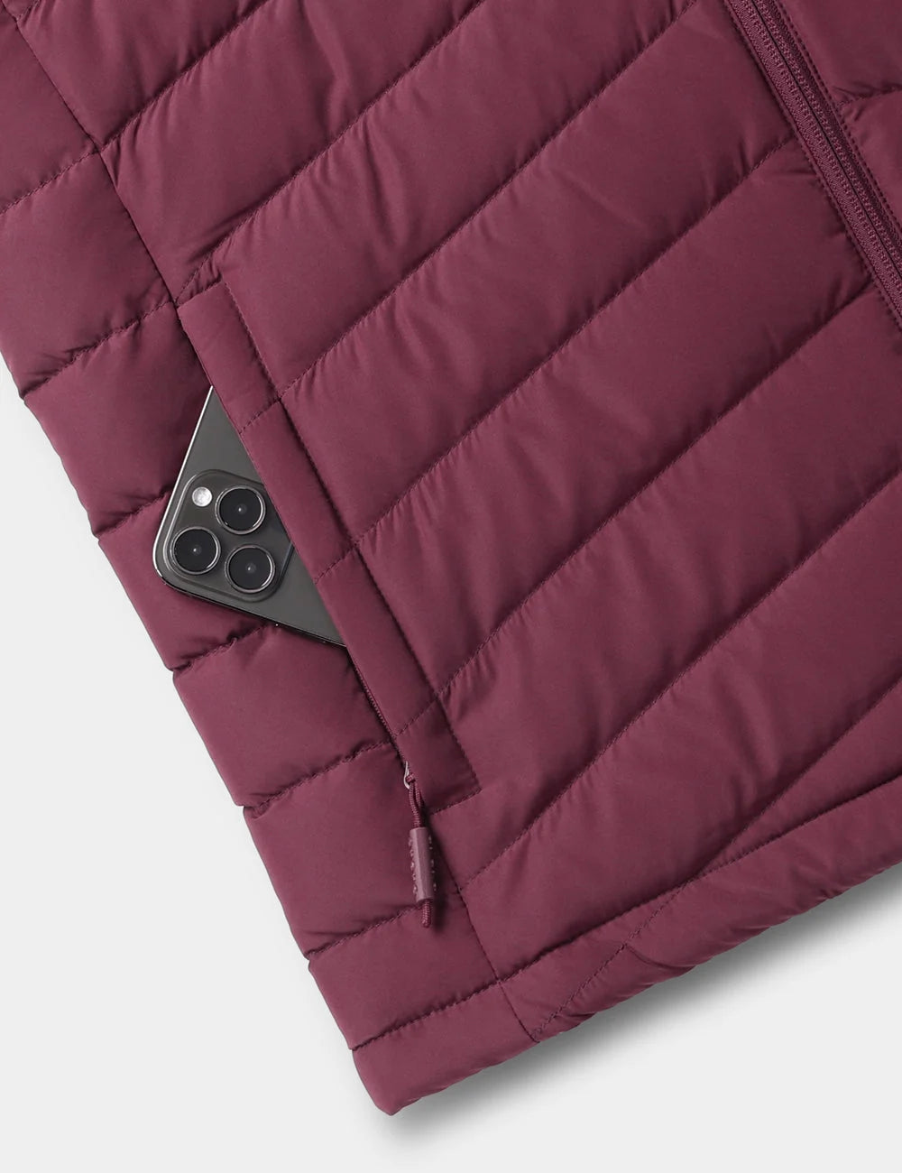 ORORO Heated Women's Heated Lightweight Down Vest - Image 21