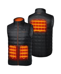 ORORO Heated (Open-box) Prism Men's 4-Zone Heated Quilted Vest (Battery Set Not Included)