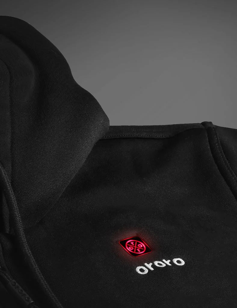 ORORO Heated (Open-box) Unisex Heated Fleece Hoodie (Battery Set Not Included) - Image 2