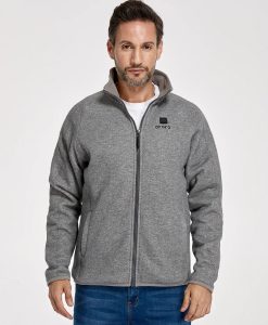 Alternative view of ORORO Heated (Open-box) Men's Heated Full-Zip Fleece Jacket (Battery Set Not Included)