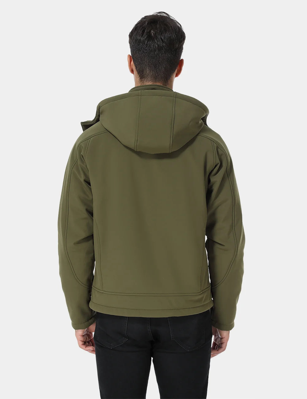ORORO Heated (Open-box) Men's Classic Heated Jacket - Green - Image 4