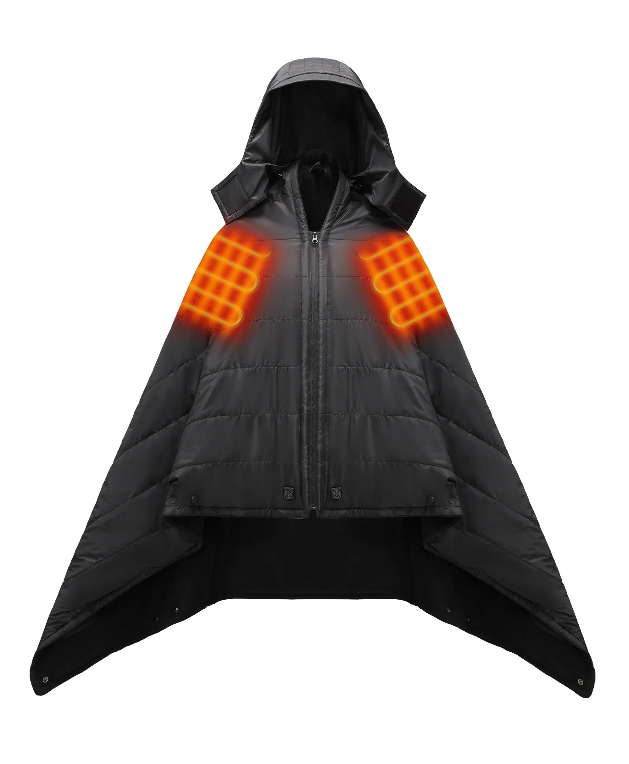 ORORO Heated Heated Dual Control Poncho Blanket - Image 3