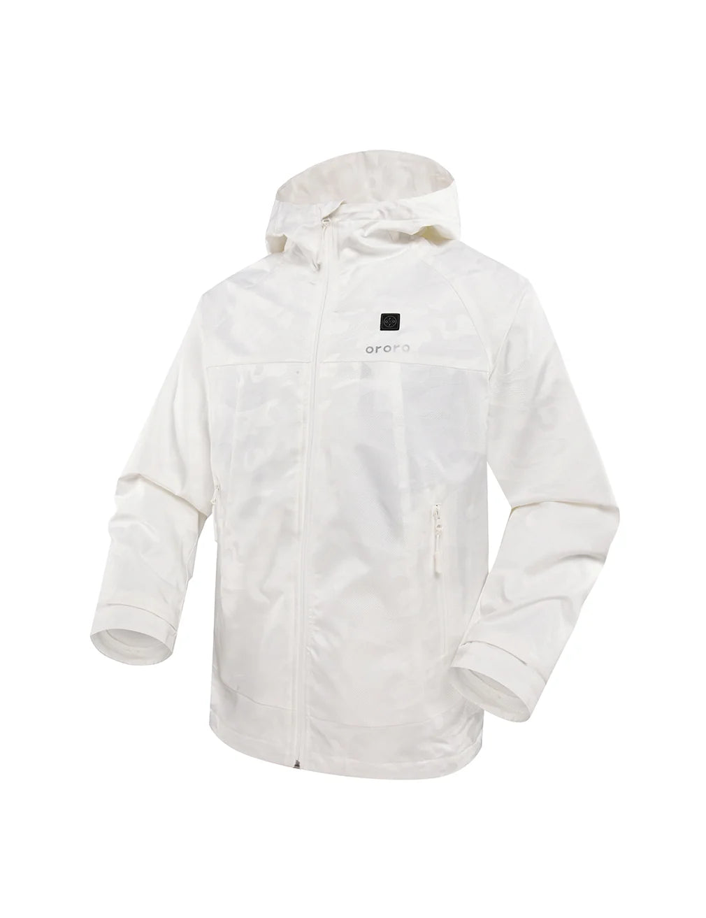 ORORO Heated Women Camo Heated Jacket - White (Discontinued) - Image 6