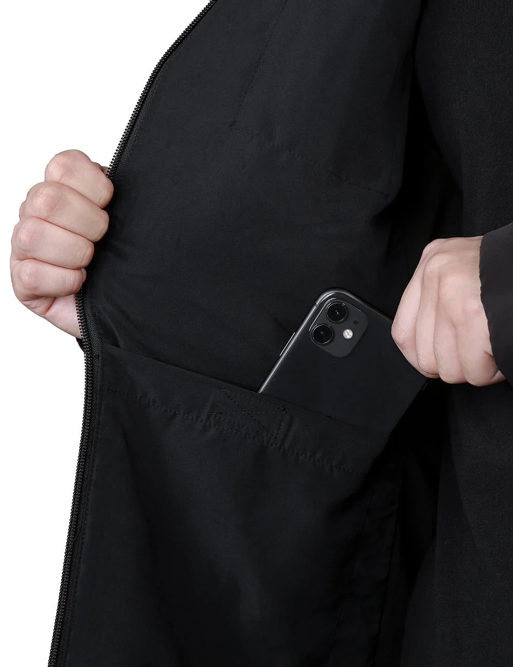 ORORO Heated Men's Heated Golf Jacket (with Zip-Off Sleeves) (Apparel Only) - Image 14