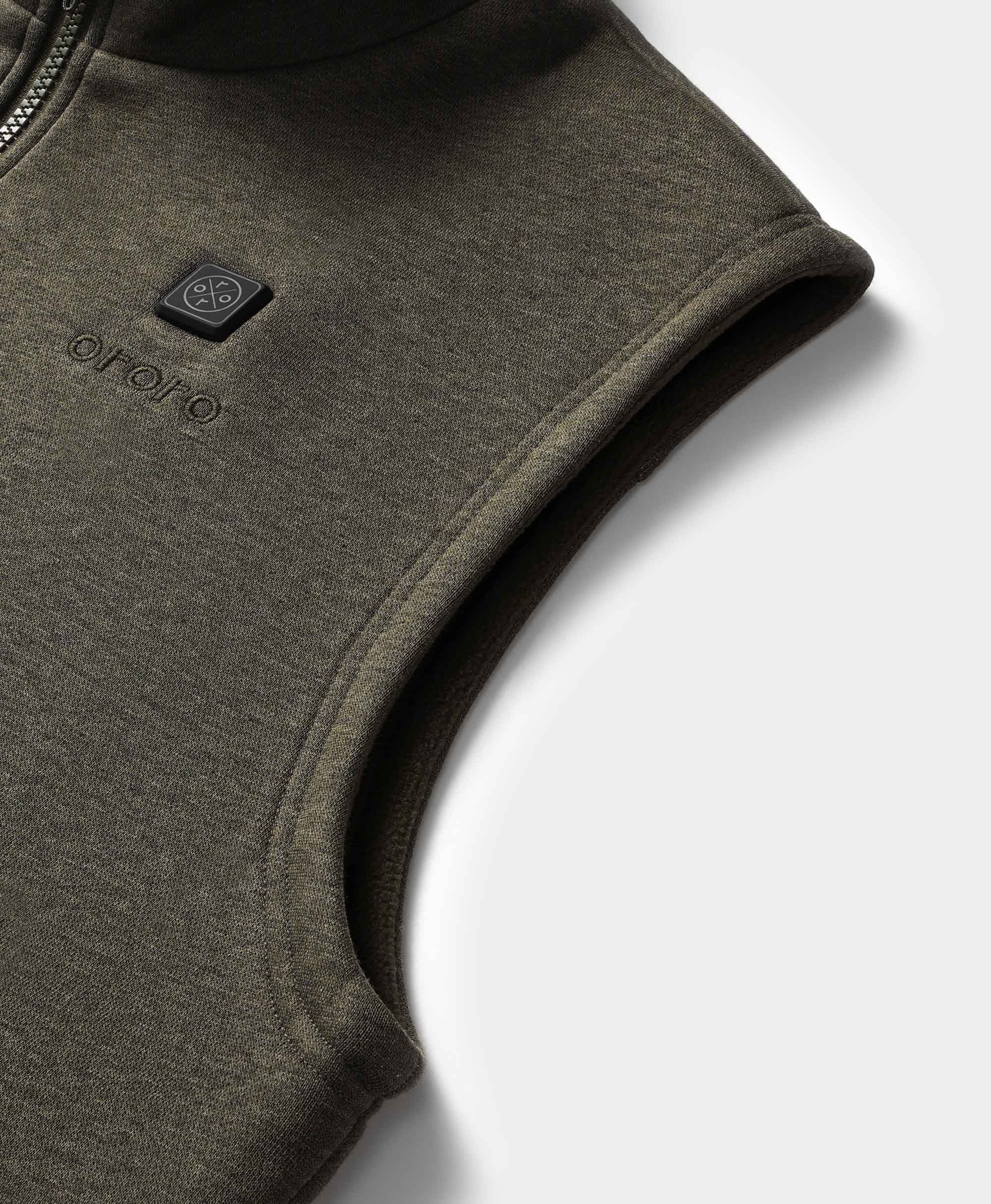 ORORO Heated Men's Heated Fleece Vest - New Colors (ORORO Heated Final Sale) - Image 35