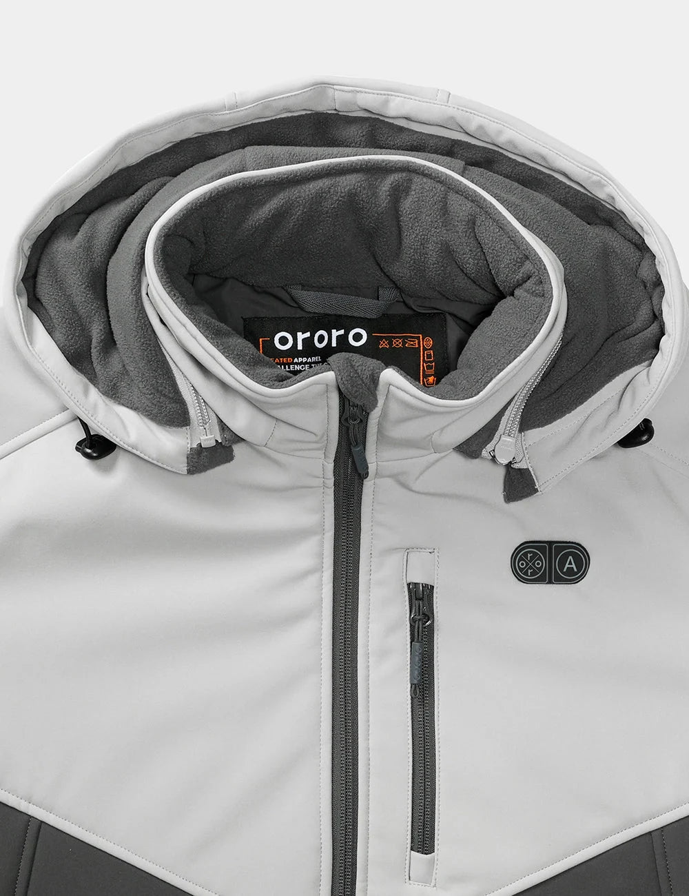 ORORO Heated (Open-box) Men's Heated Dual Control Jacket with 5 Heating Zones (Chest Heating) (Battery Set Not Included) - Image 43