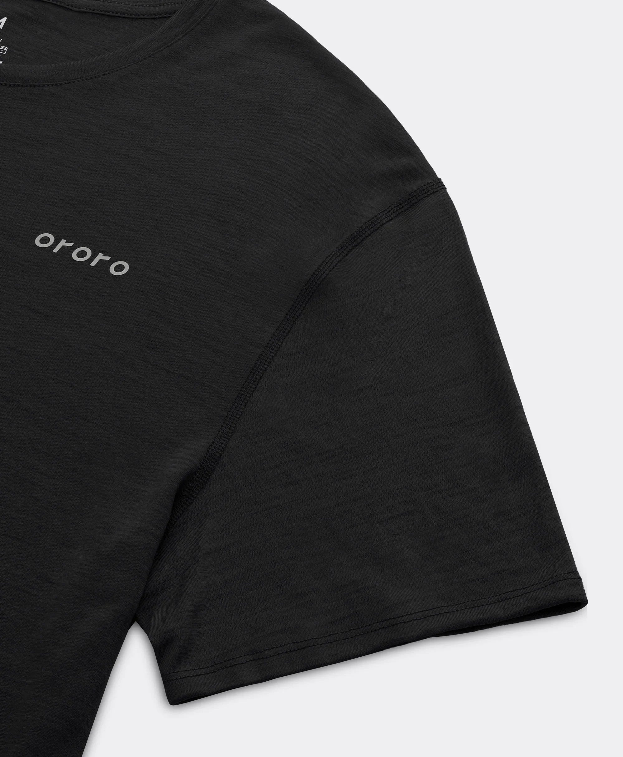 ORORO Heated Men’s Short Sleeve 100% Wool T-Shirt - Image 10