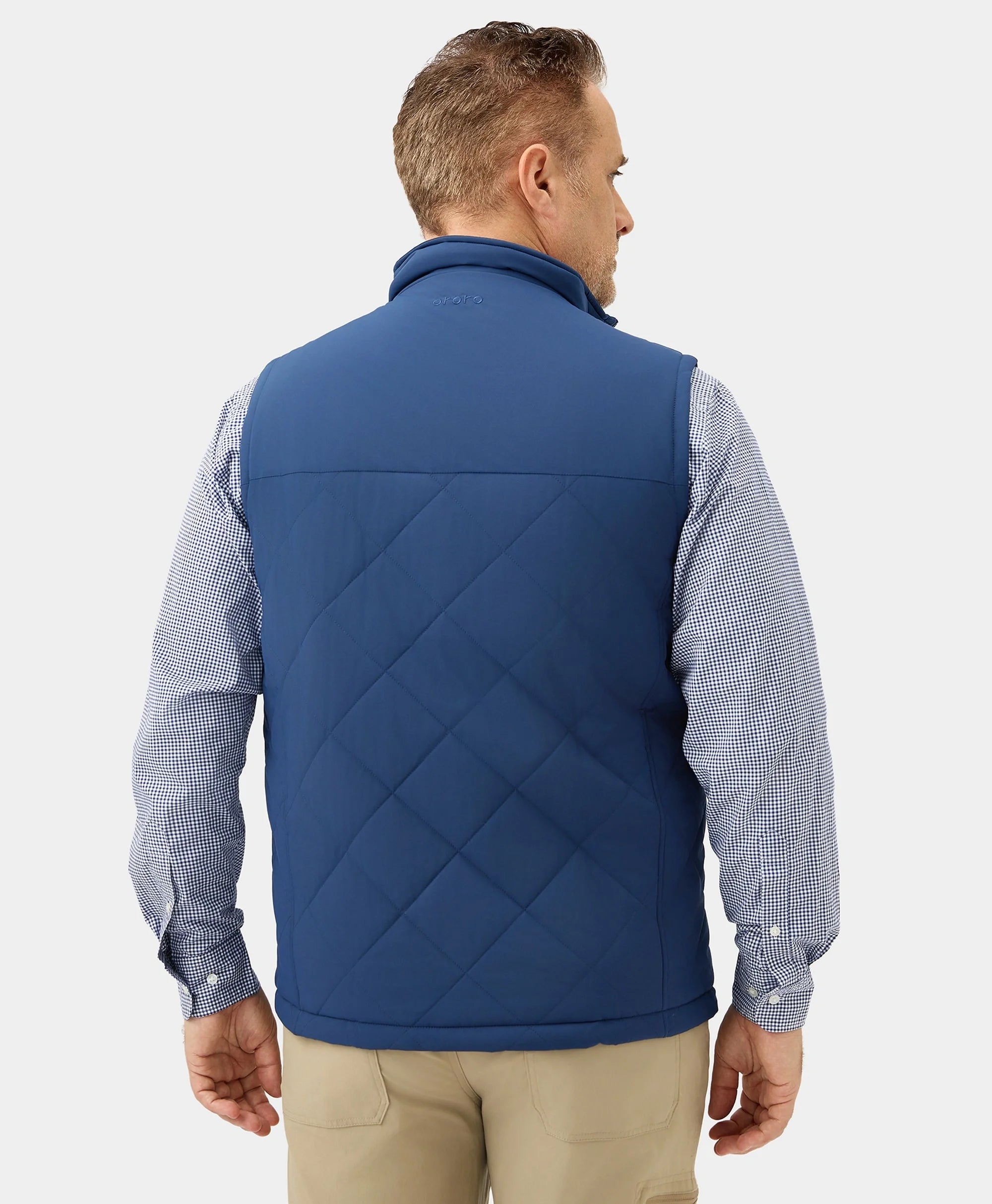 ORORO Heated Men's Heated Quilted Vest (Apparel Only) - Image 30