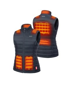 ORORO Heated (Open-box) SureWarm® Women's 7-Zone Dual-Control Classic Pro Heated Vest (Lower Back Heating) (Battery Set Not Included)
