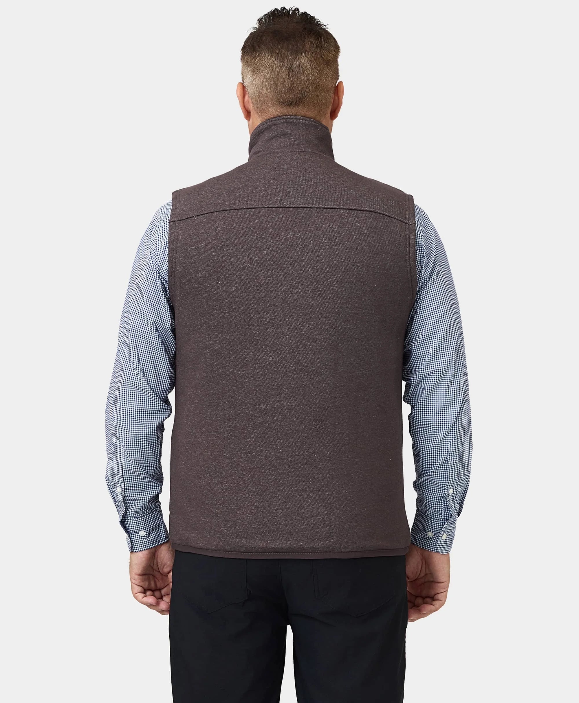 ORORO Heated Men's Heated Fleece Vest (Apparel Only) (ORORO Heated Final Sale) - Image 16