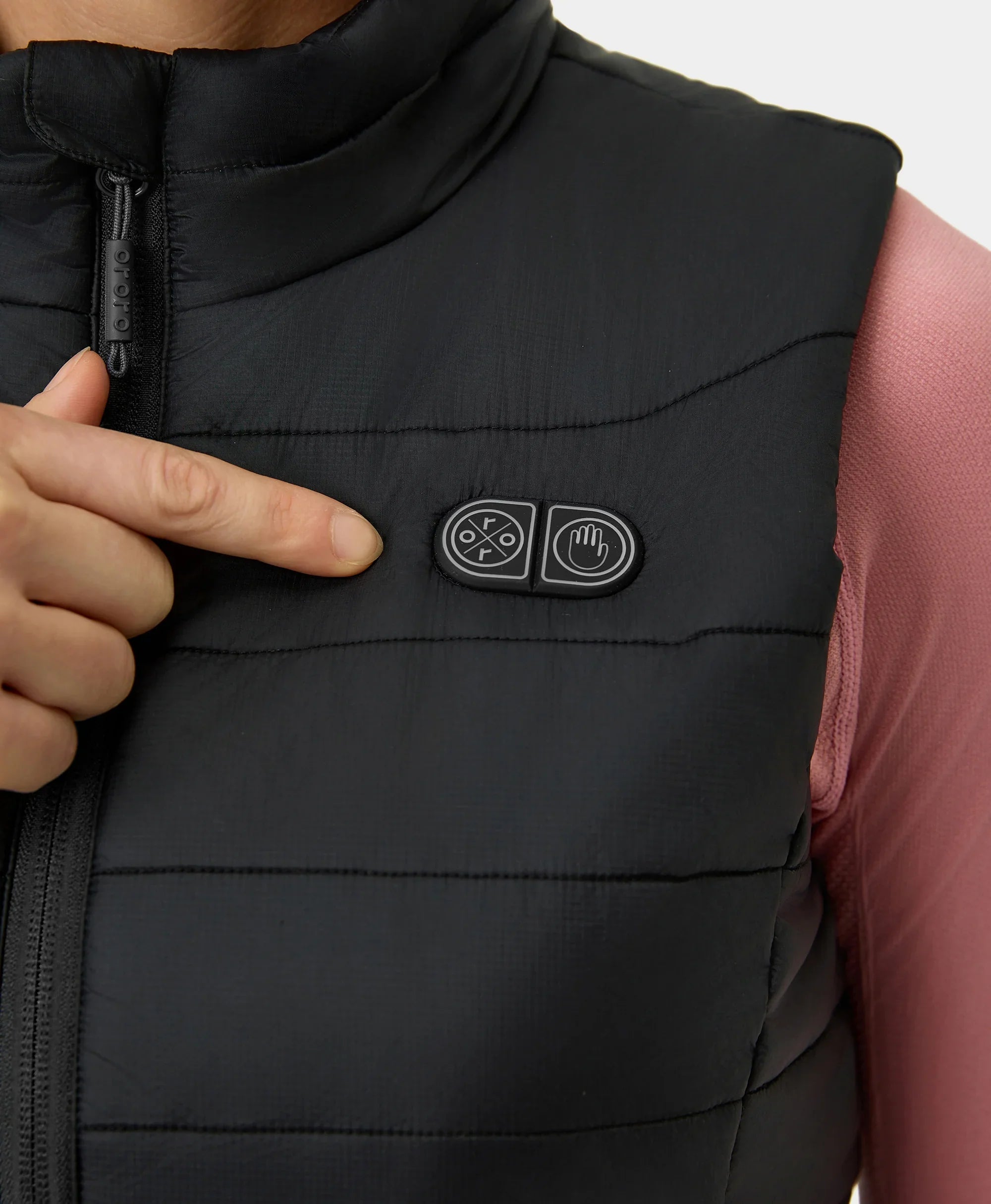 ORORO Heated (Open-box) SureWarm® Women's 7-Zone Dual-Control Classic Pro Heated Vest (Battery Set Not Included) - Image 11