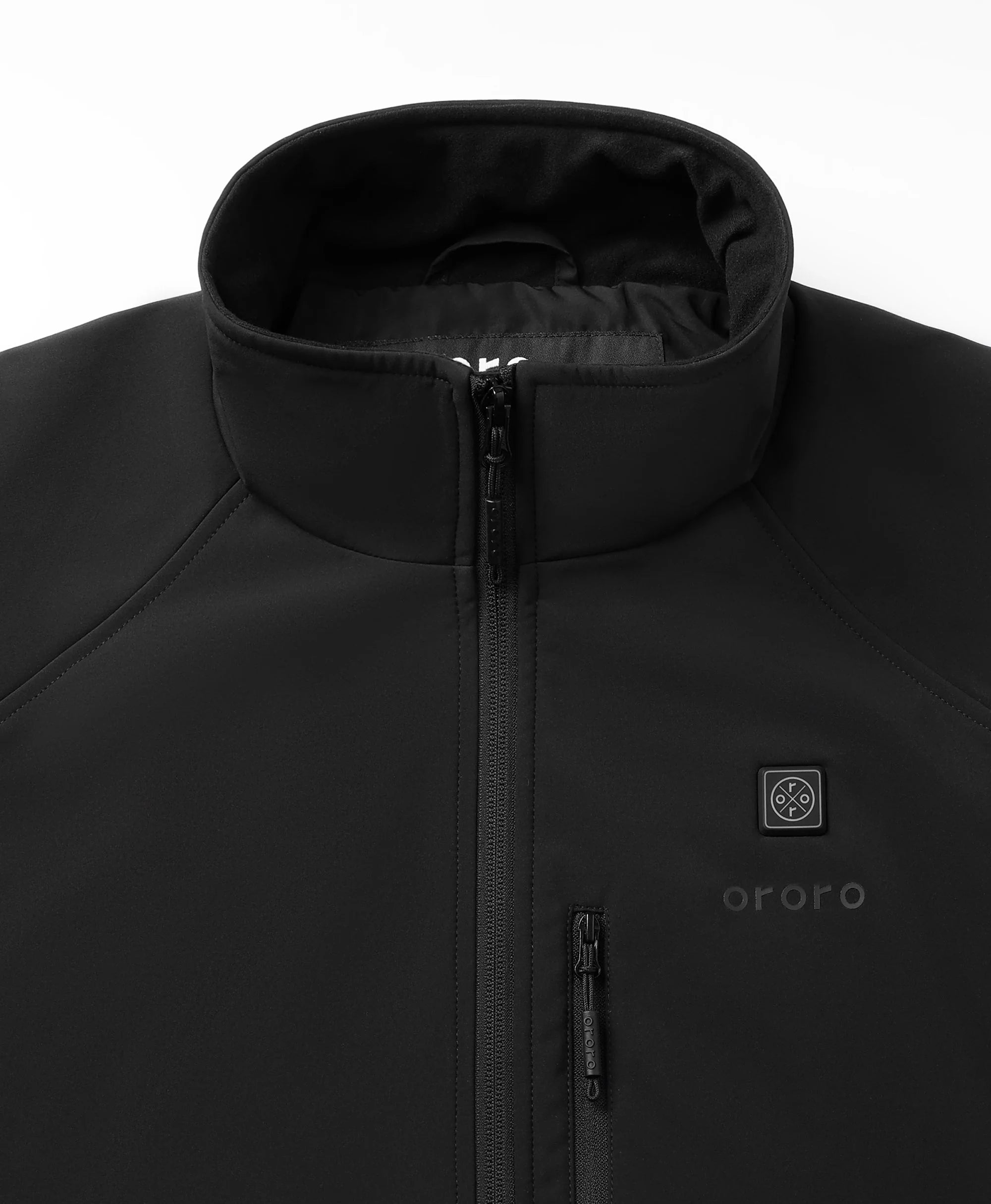 ORORO Heated Men's Heated Softshell Vest - Lower Back Heating - Image 18