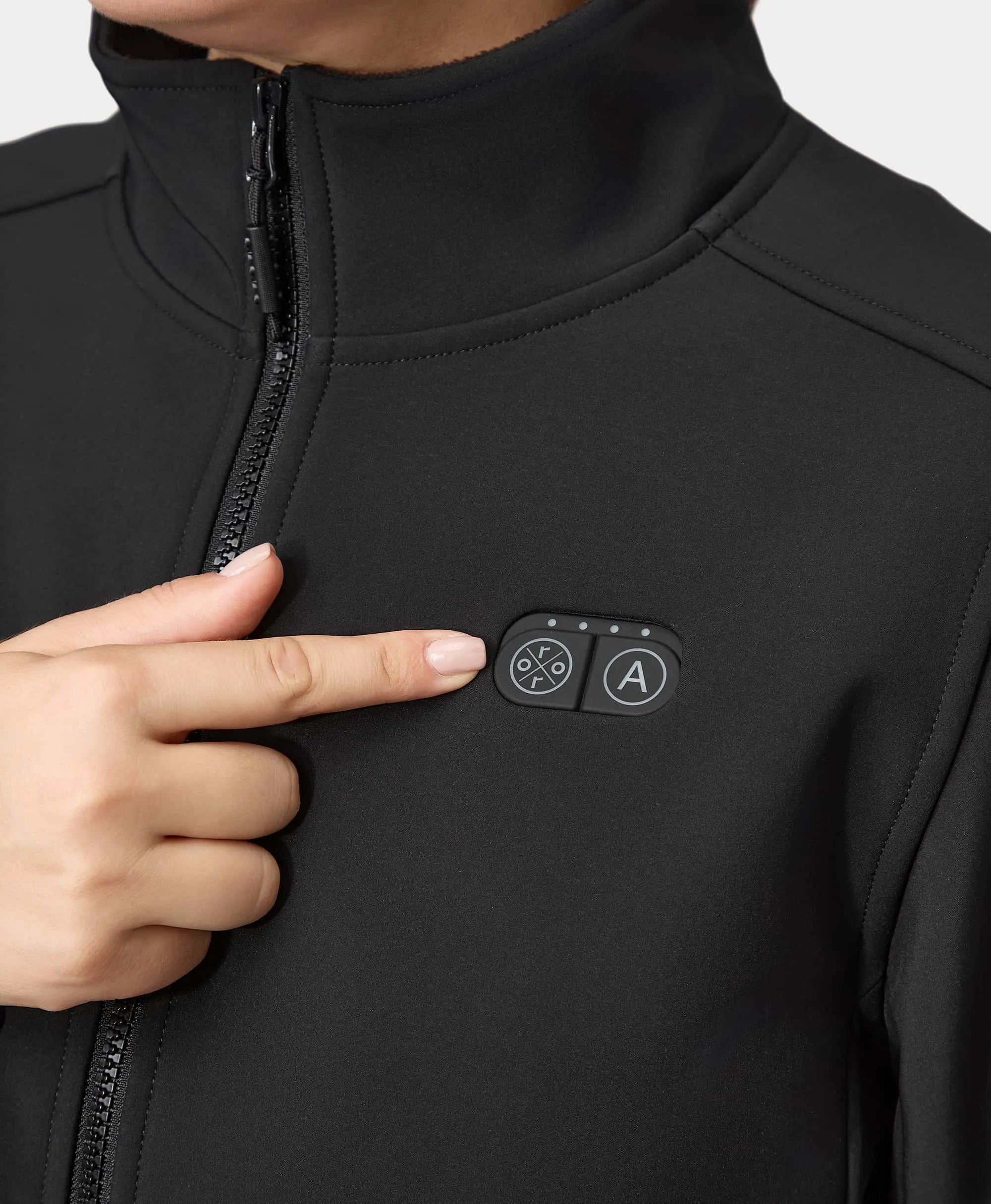 ORORO Heated (Open-box) Maverick SureWarm® Women's 6-Zone Dual-Control Heated Softshell Jacket (Battery Set Not Included) - Image 45