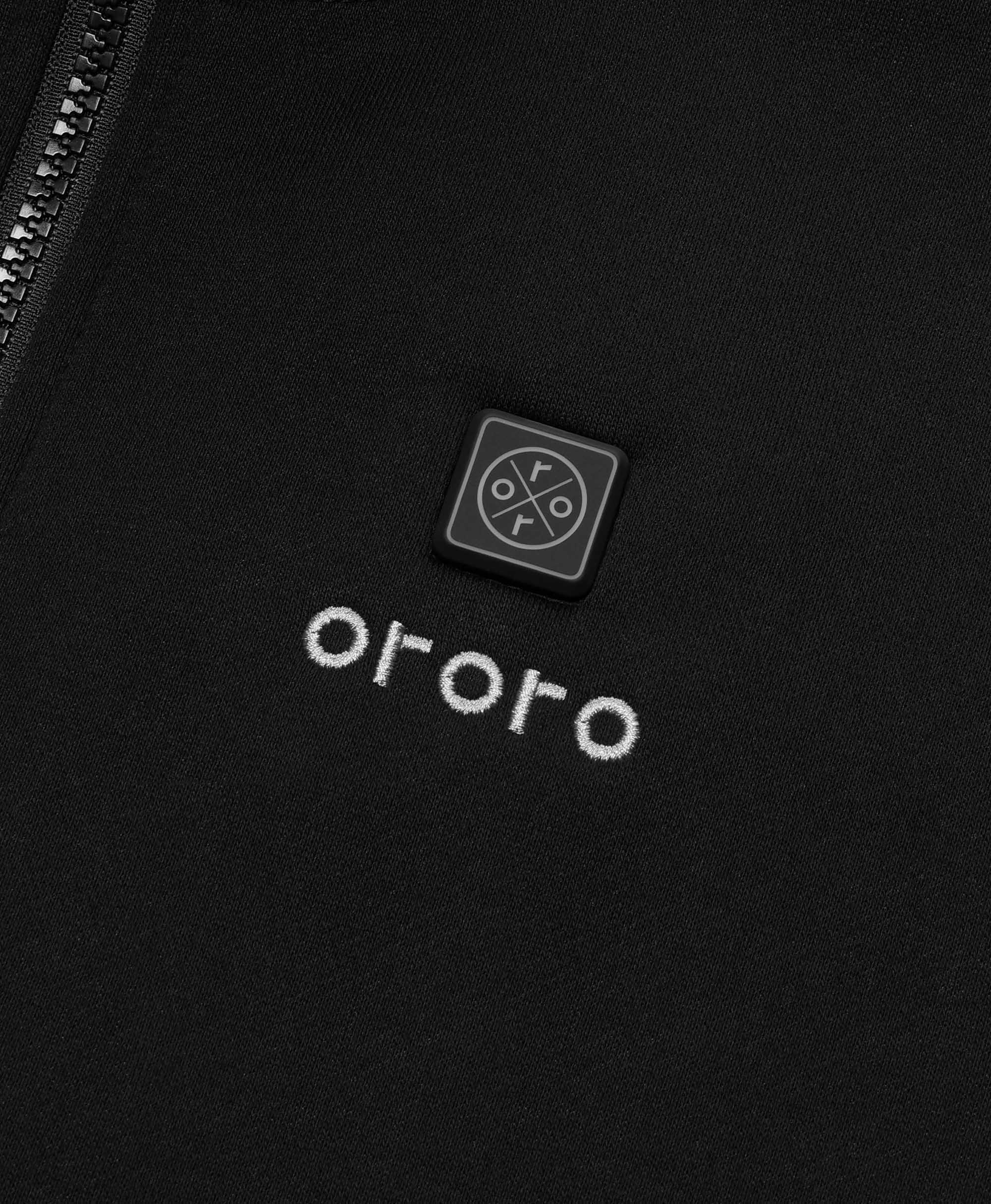 ORORO Heated (Open-box) Florence Women's Heated Fleece Jacket - Black (Battery Set Not Included) - Image 11