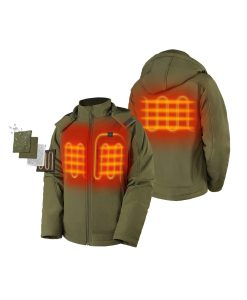 ORORO Heated (Open-box) Men's Classic Heated Jacket - Green