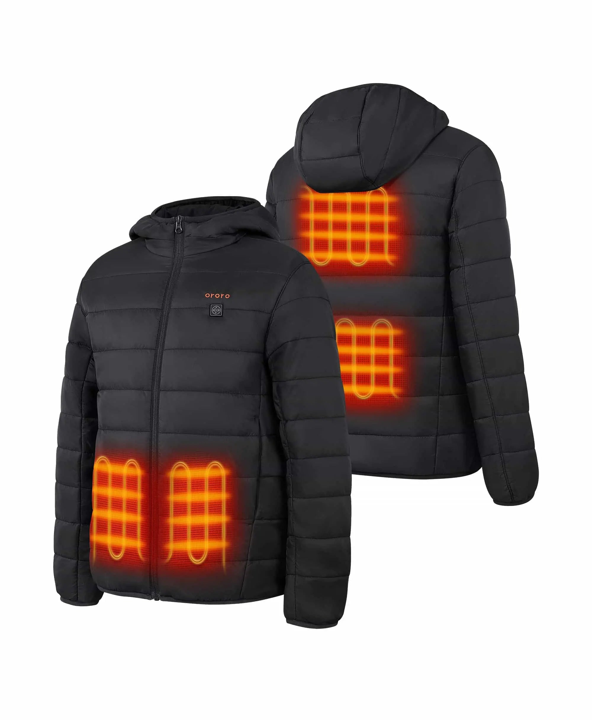 ORORO Heated Kids' 4-Zone Heated Lightweight Puffer Jacket (Apparel Only) - Image 5