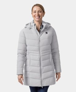 ORORO Heated Parkside Women's 4-Zone Heated Puffer Parka Jacket