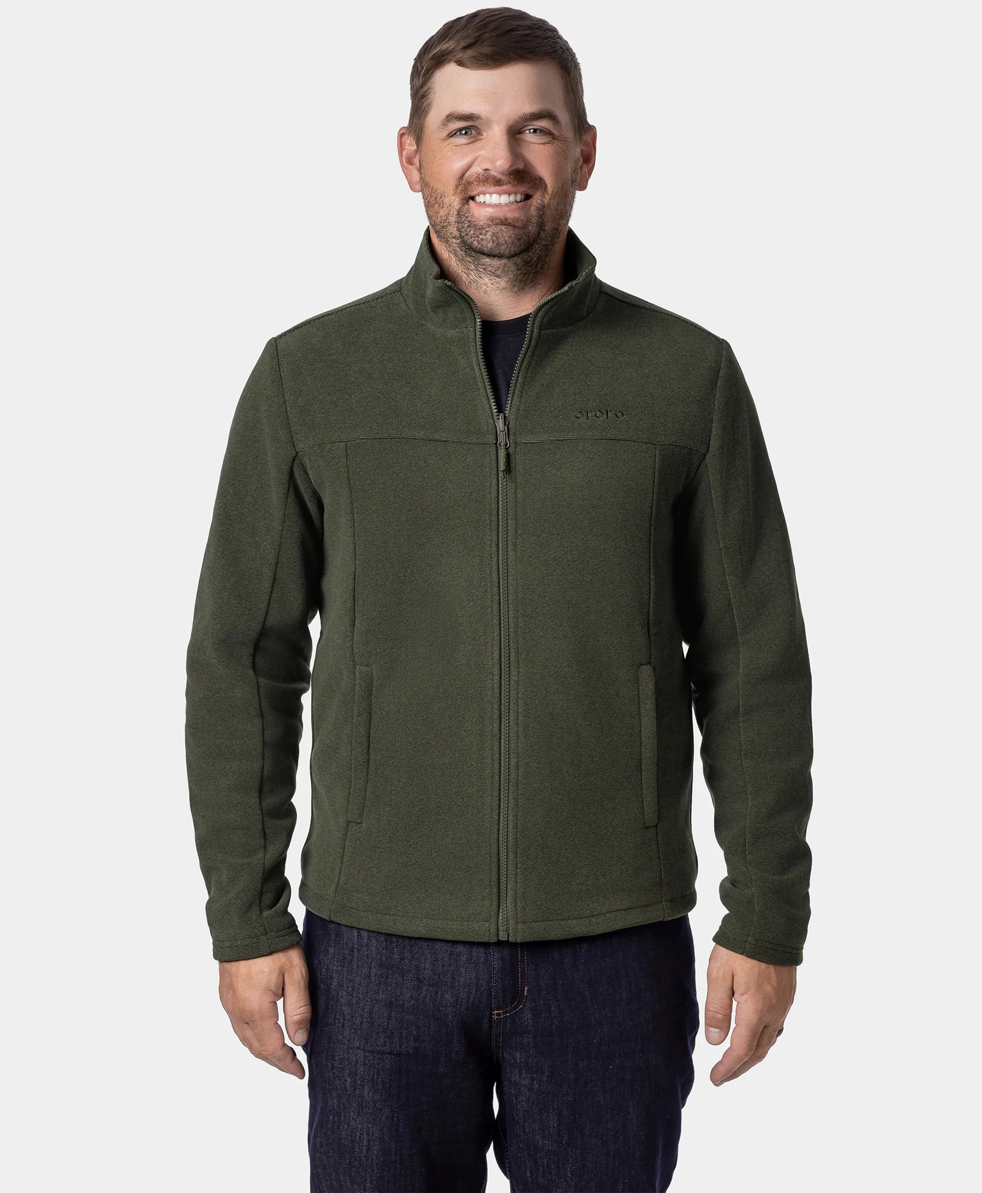 ORORO Heated (Open-box) River Ridge Men's Heated Fleece Liner Jacket (Battery Set Not Included) - Image 14