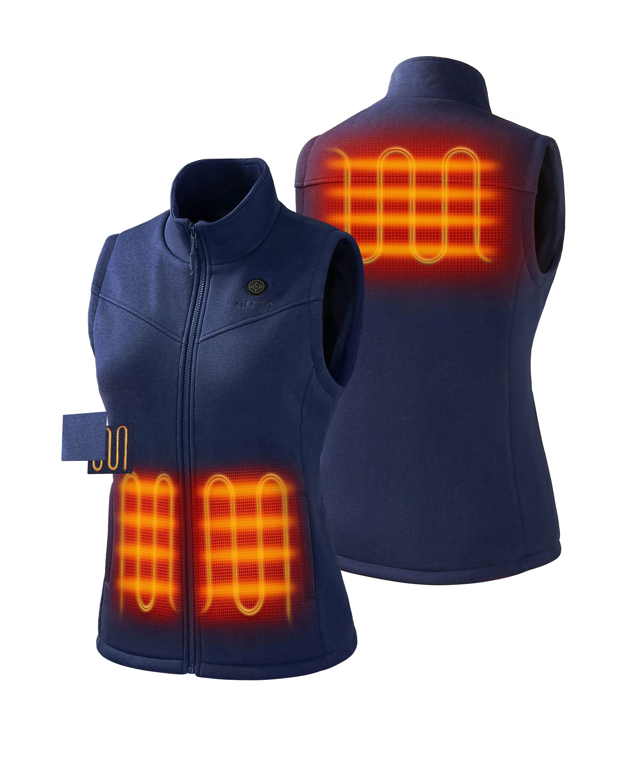 ORORO Heated Women's Heated Fleece Vest - New Colors (ORORO Heated Final Sale) - Image 31