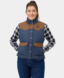 ORORO Heated Amelia Women's Western Heated Vest (Apparel Only)