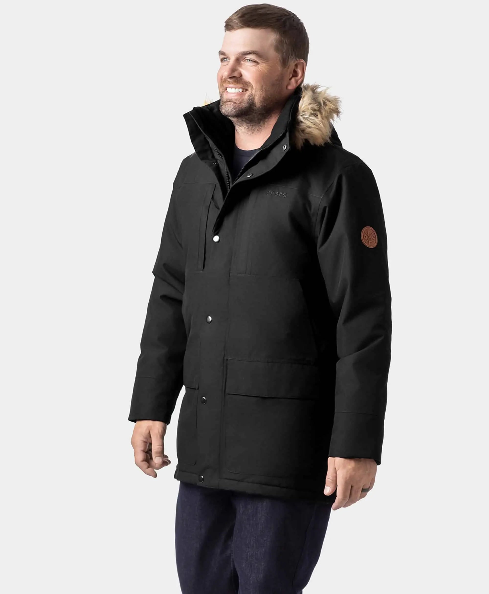 ORORO Heated Gstaad Men's Waterproof Heated Parka - Image 9