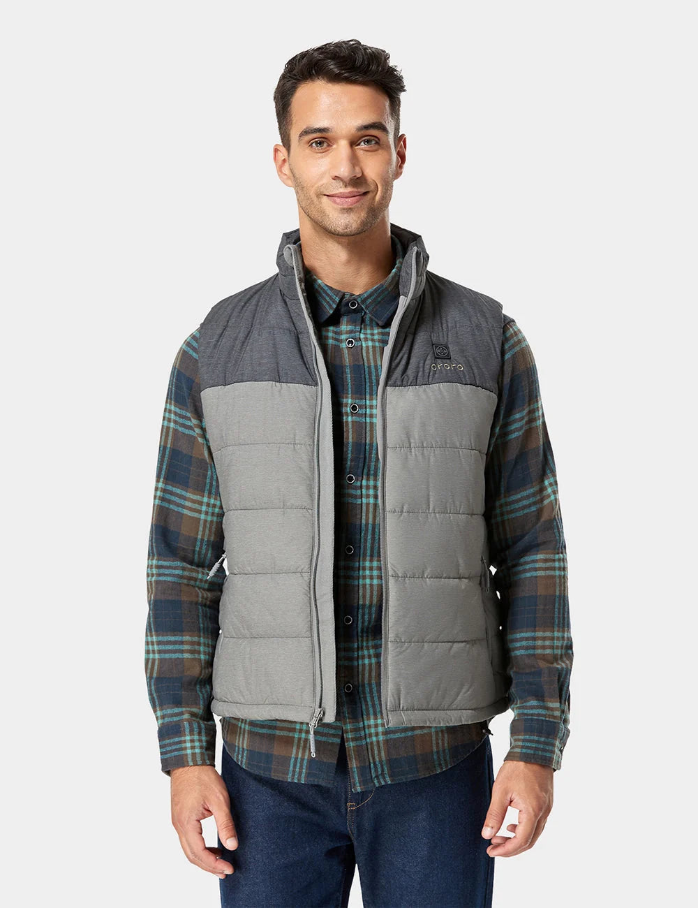 ORORO Heated Men's Classic Heated Vest (Apparel Only) - Image 15