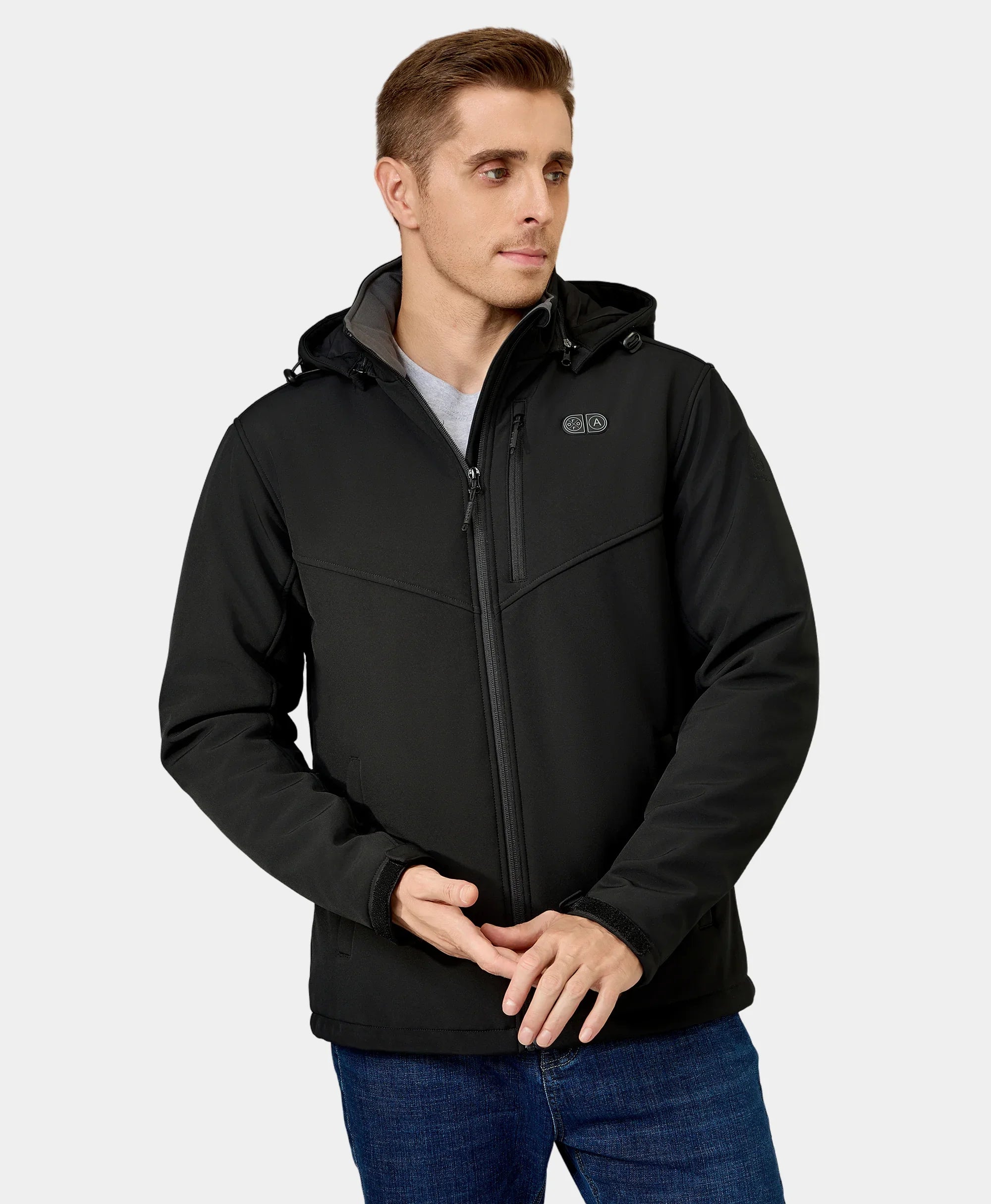 ORORO Heated Men's Heated Dual Control Jacket with 5 Heating Zones (Chest Heating) (Apparel Only) - Image 35