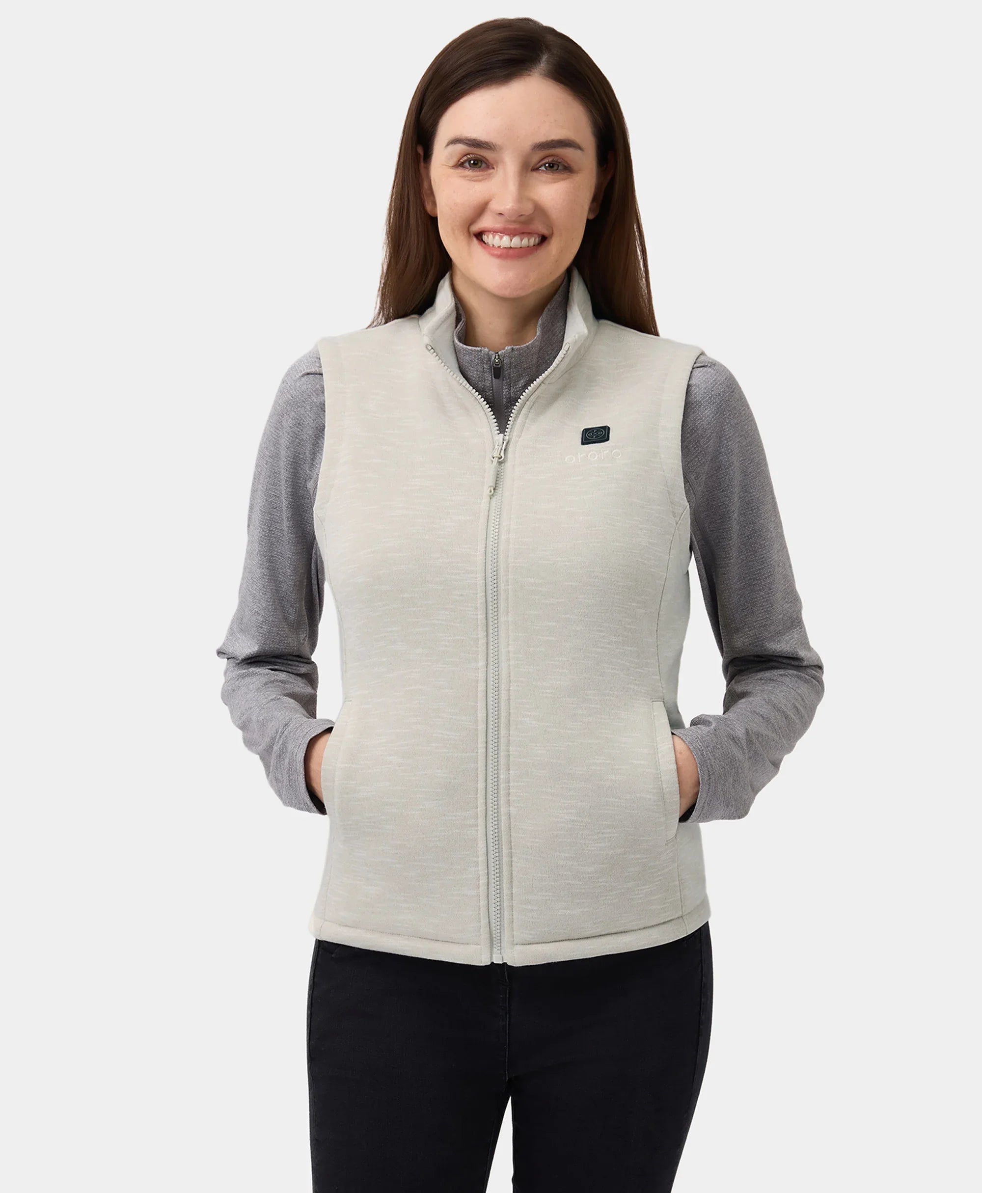 ORORO Heated Women's Heated Fleece Vest - Image 28