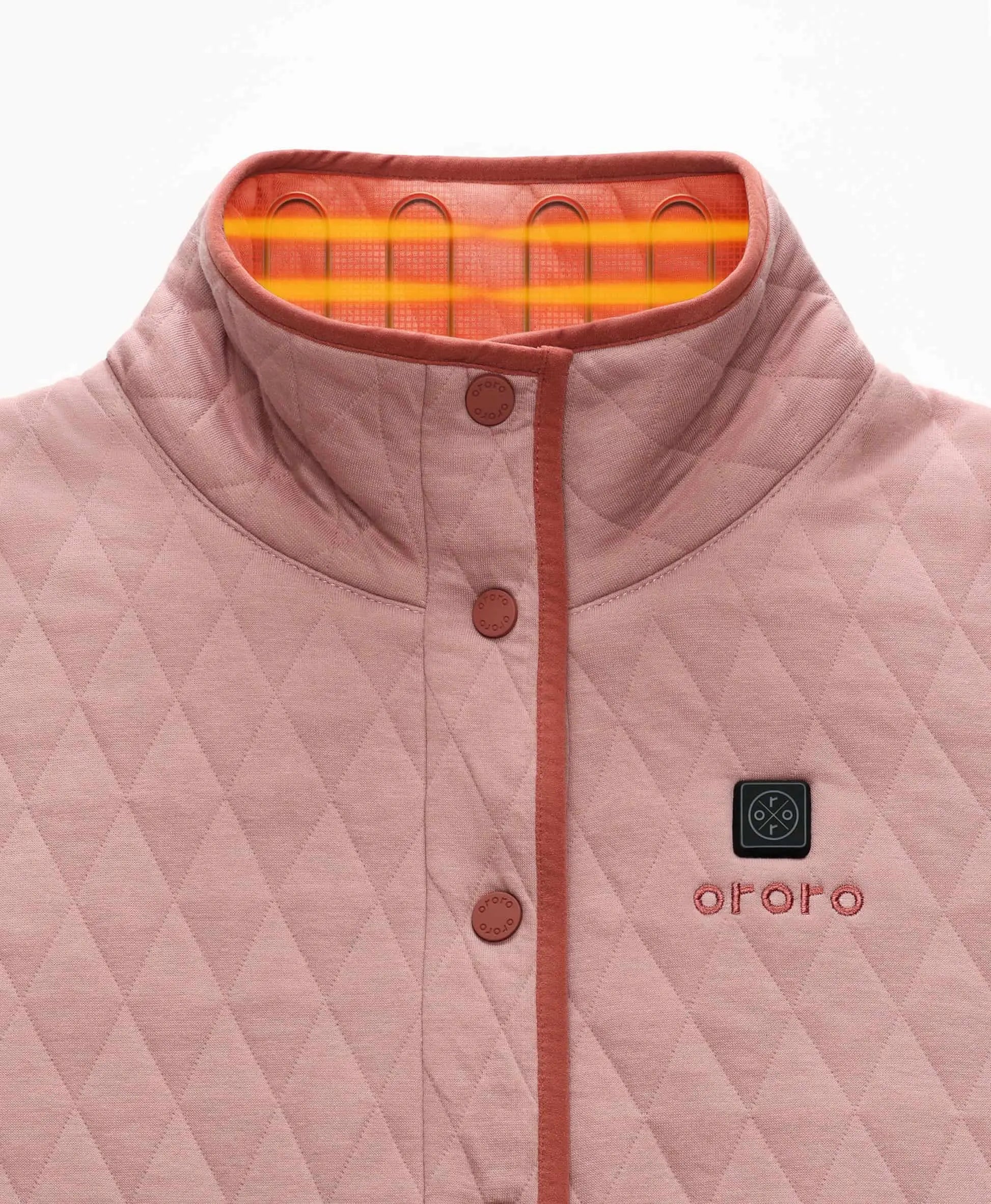 ORORO Heated Chalet Women's Heated Quilted Jacket (ORORO Heated Final Sale) - Image 17