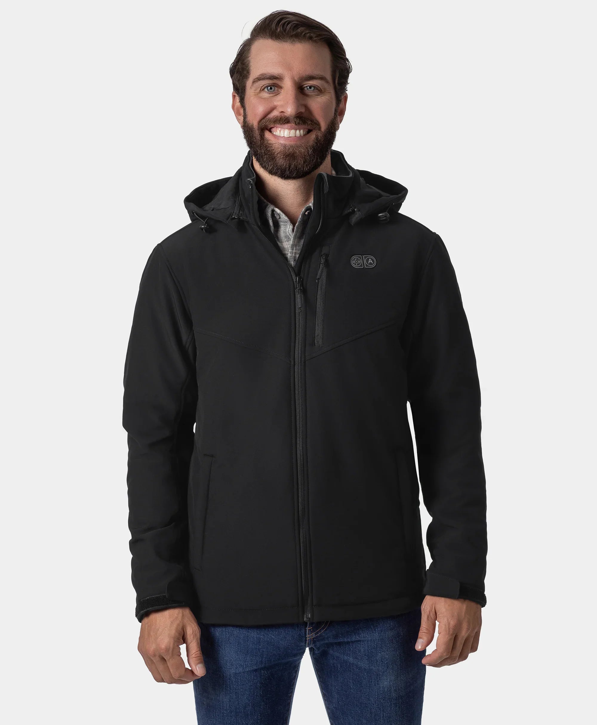ORORO Heated Men's Heated Dual Control Jacket with 5 Heating Zones (Pocket Heating)