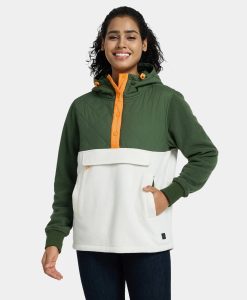 Alternative view of ORORO Heated (Open-box) Daybreak Women's Colorblock Heated Anorak (Battery Set Not Included)