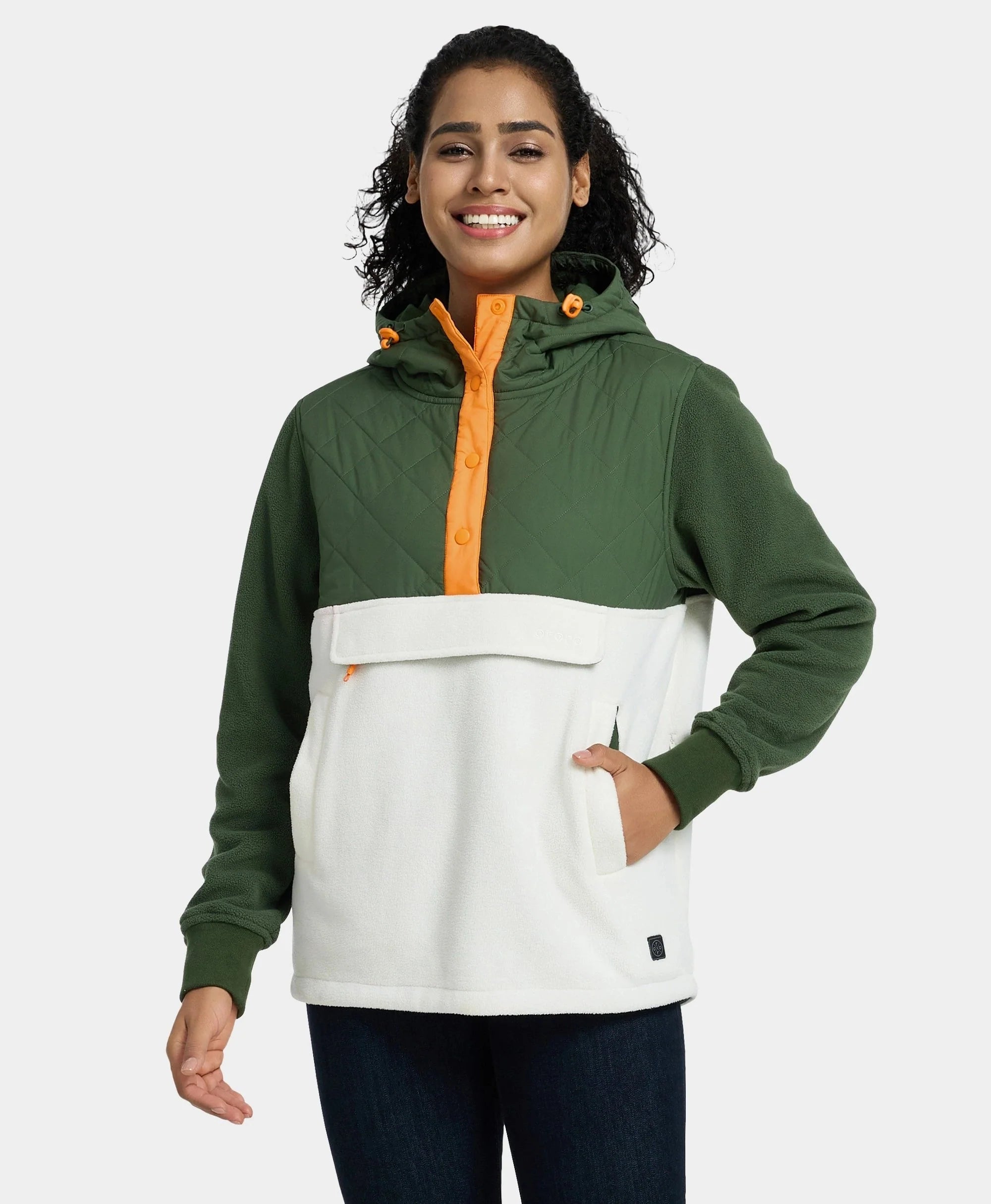 ORORO Heated (Open-box) Daybreak Women's Colorblock Heated Anorak (Battery Set Not Included) - Image 2