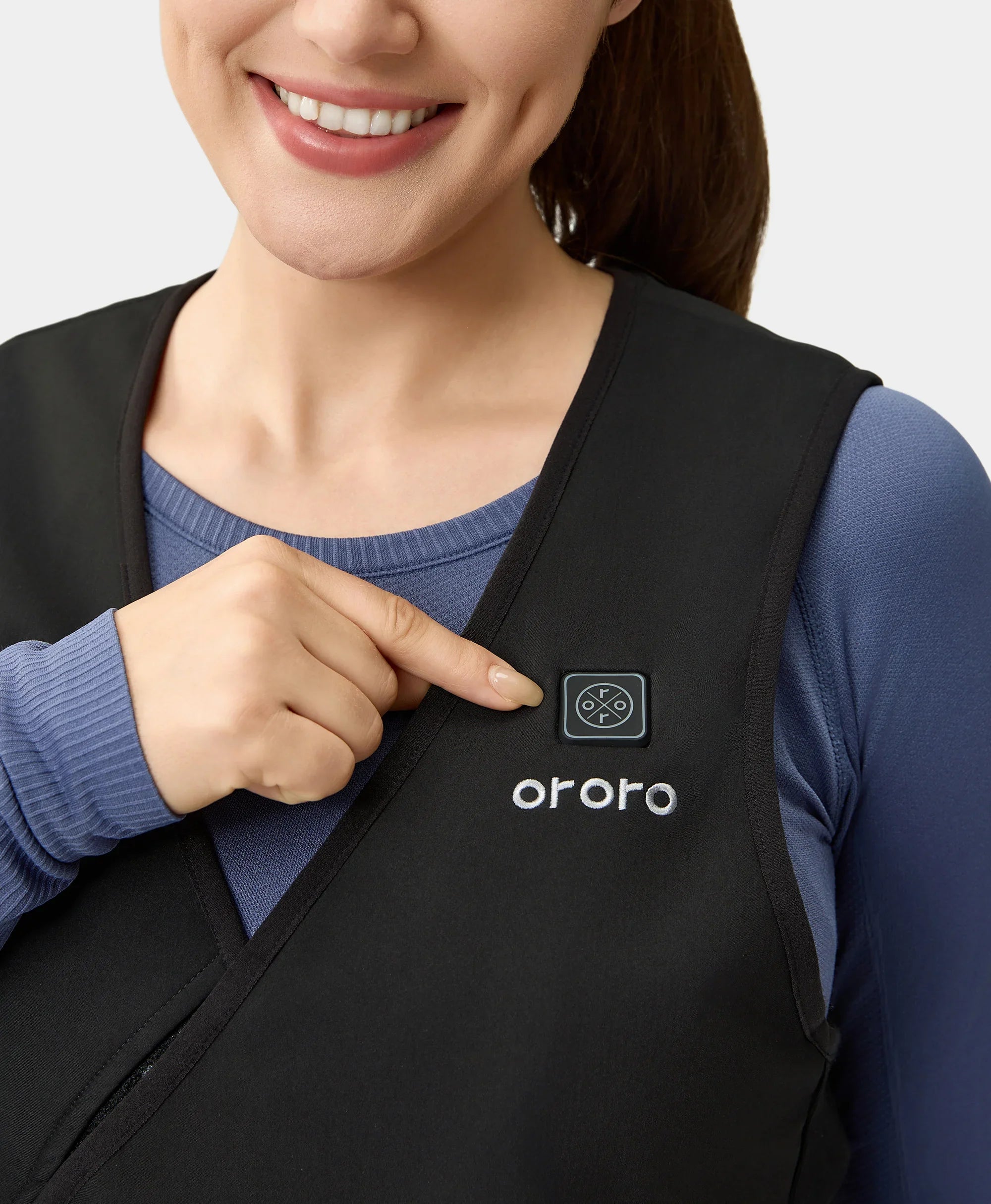 ORORO Heated Vanguard Unisex Ultralight Adjustable Heated Liner Vest (Apparel Only) - Image 11